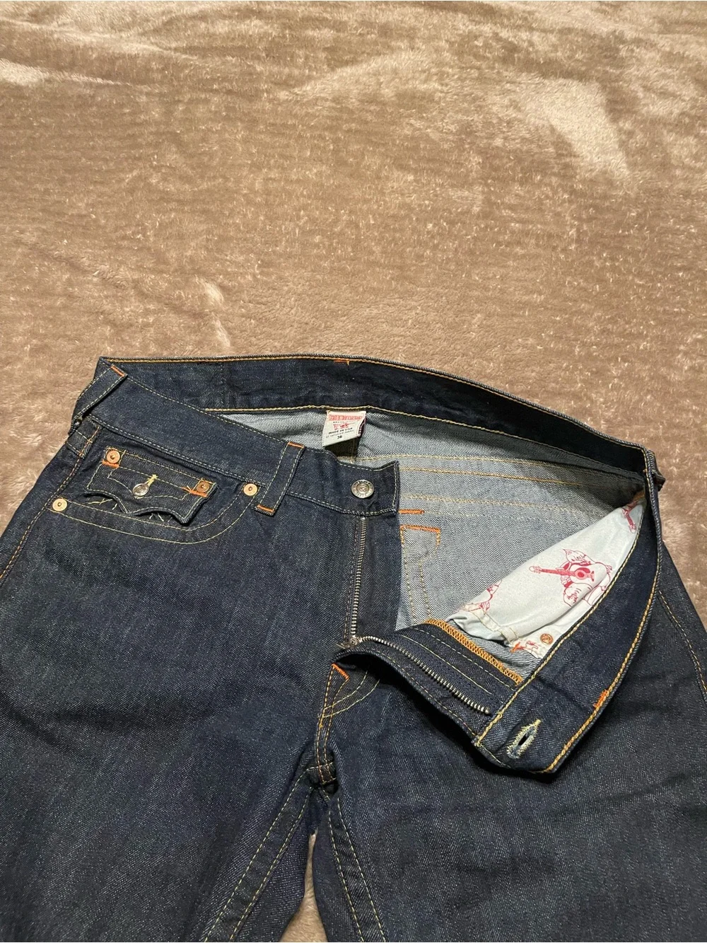 True Religion Joey Jeans Men’s 36x34 – Dark Denim – Bootcut